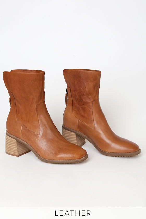 Island Fox Leather Mid-Calf Boots 4