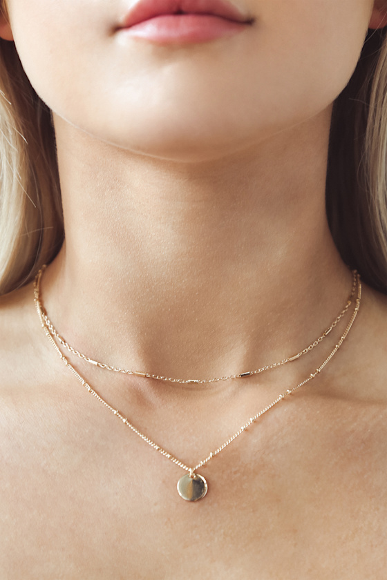 Glam Forever Gold Layered Necklace 1