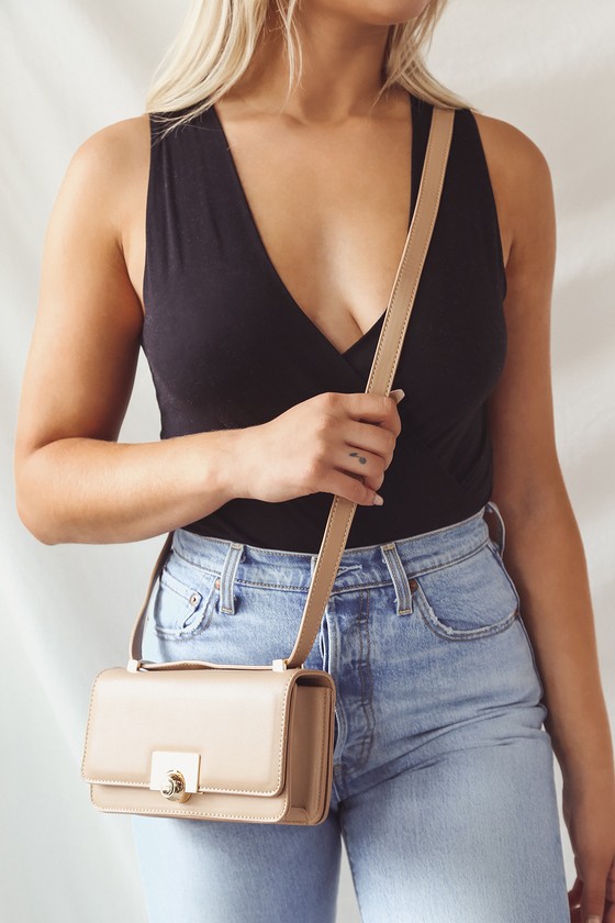 Cartera Bolso Crossbody Versátil para Mujer Asía Marron Beige