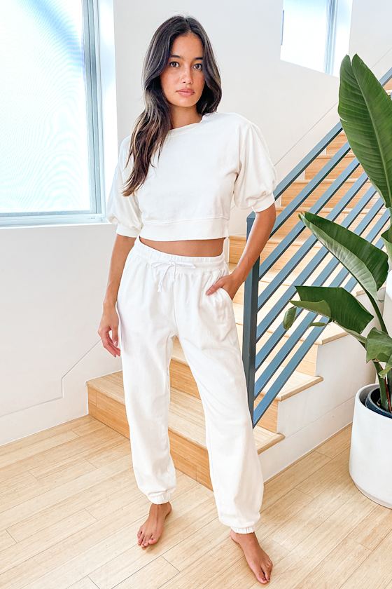 off white joggers women
