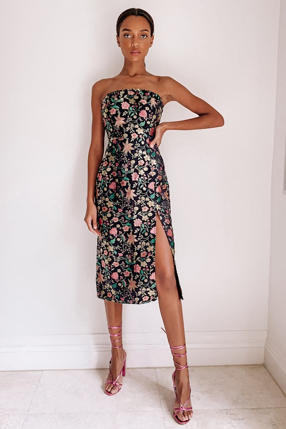 joelle midi dress