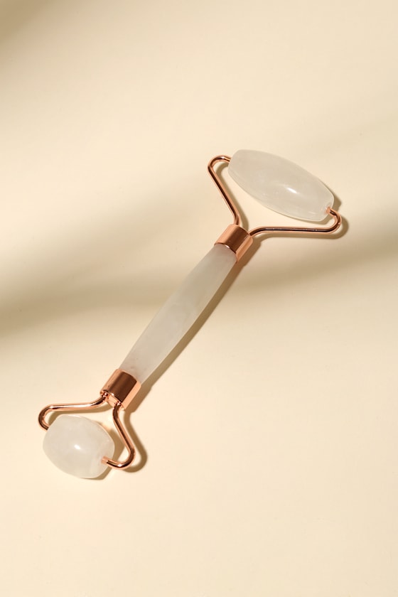 Clear Quartz Facial Roller 2