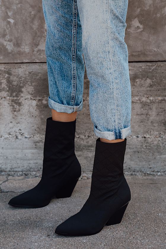 wide width sock boots