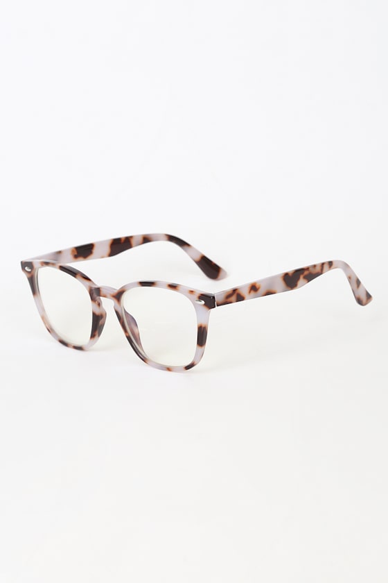 Screen Queen Light Tortoise Blue Light Glasses 2