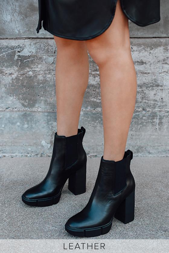 steve madden platform ankle boots