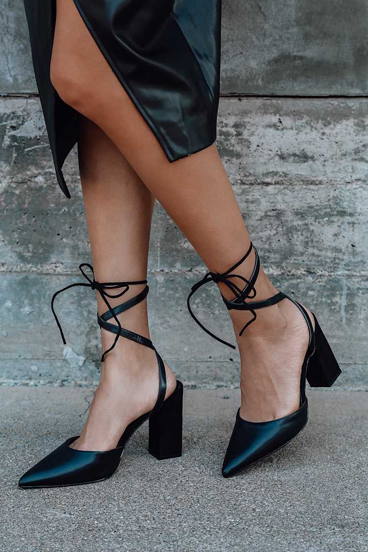 lulus lace up heels