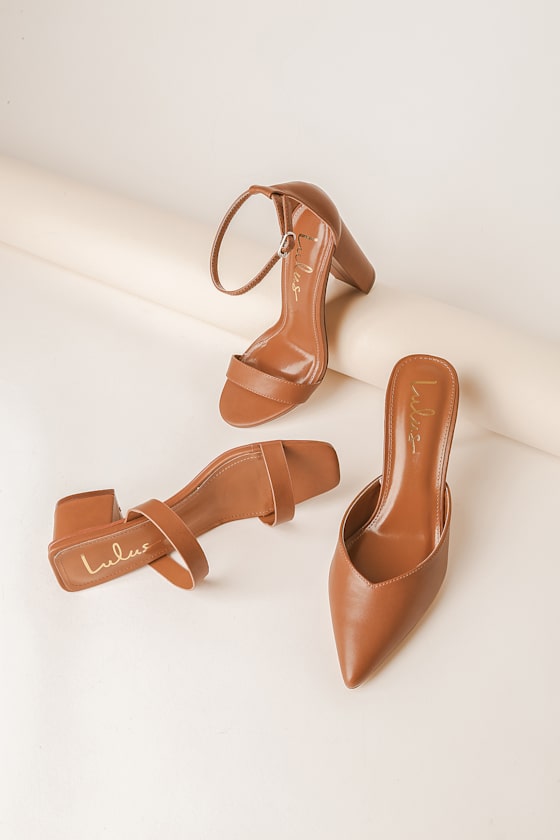 Frae Naked Mocha Pointed-Toe Mules 6