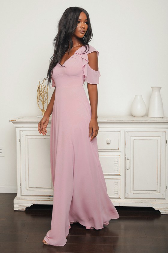 dusty rose bridesmaid dresses lulus