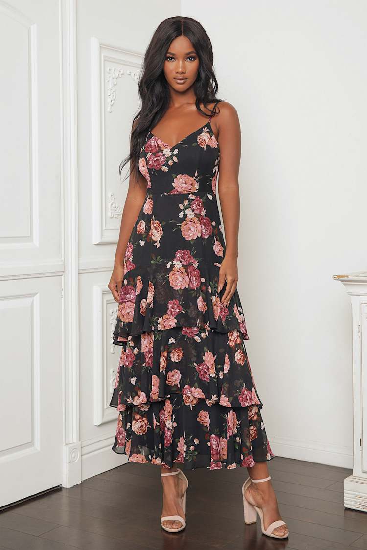 tea party maxi dress