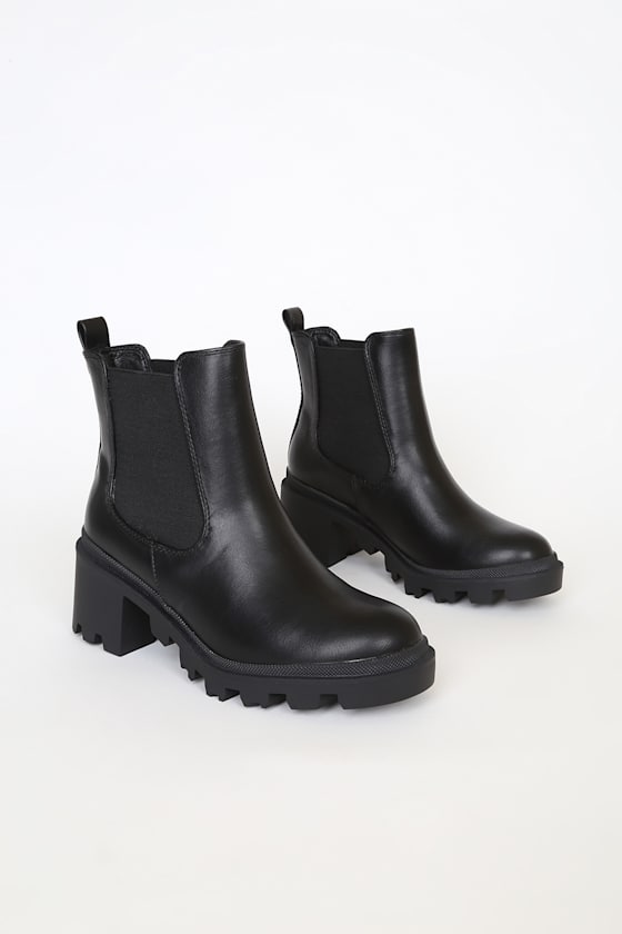 Waylen Black Ankle Boots 1
