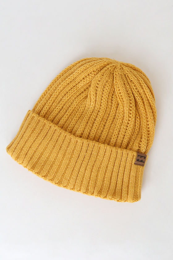 So Chill Golden Yellow Beanie 2