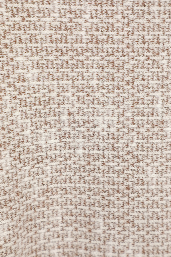 Perfect Mix Heather Beige Dolman Sleeve Sweater Top - thumbnail 6
