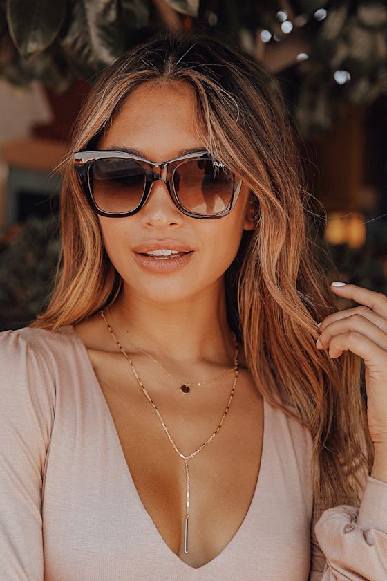After Hours Brown Tortoise Oversized Sunglasses 5