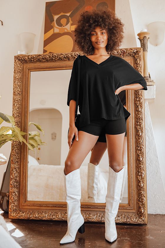Maison Margiela Oversized V Neck T 