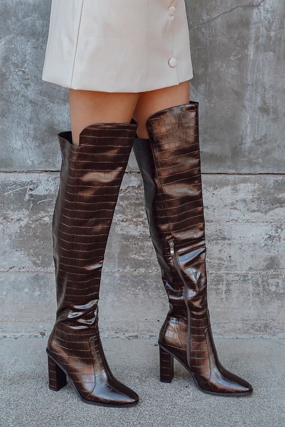 raid knee high boots