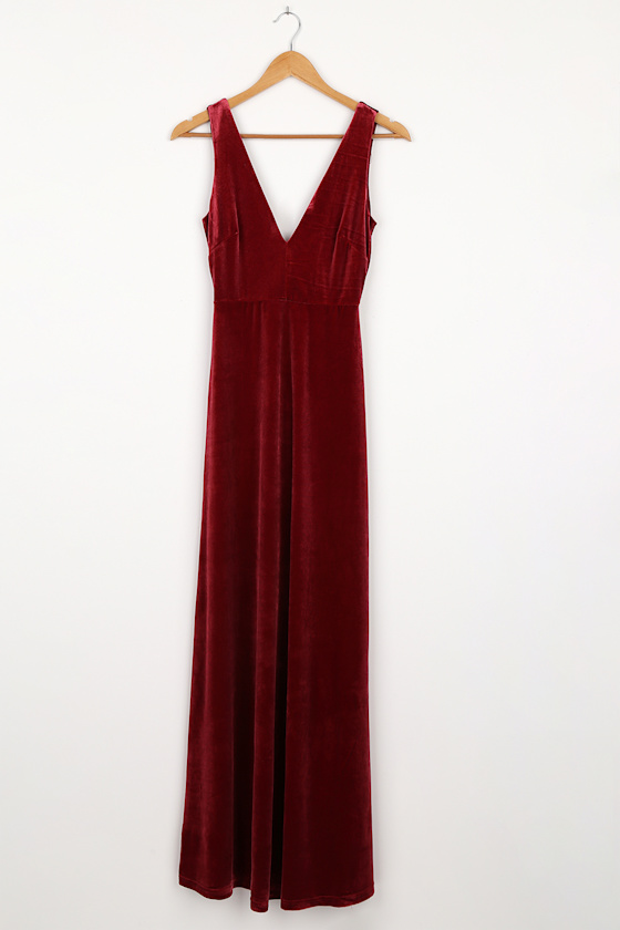 red velvet maxi