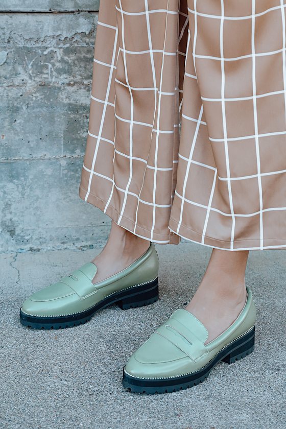 sage green platforms