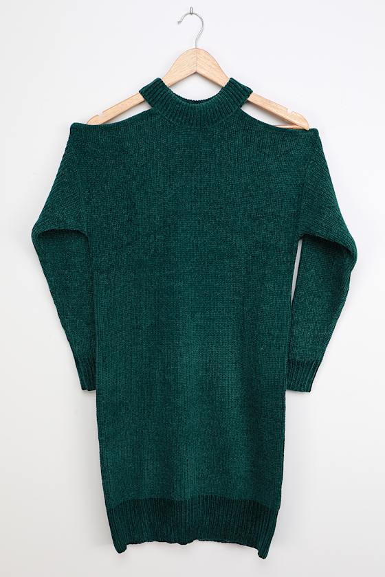 emerald green sweater