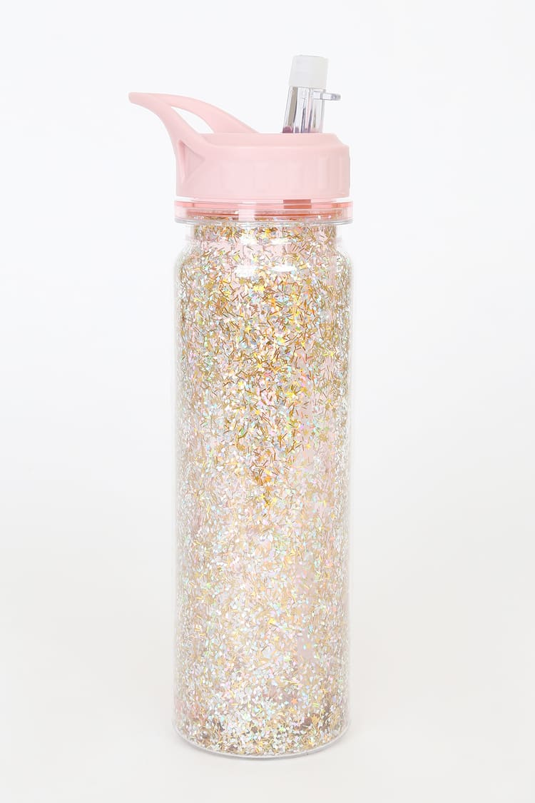 Glitter Bomb Water Bottle, Bando The Custom Shoppe