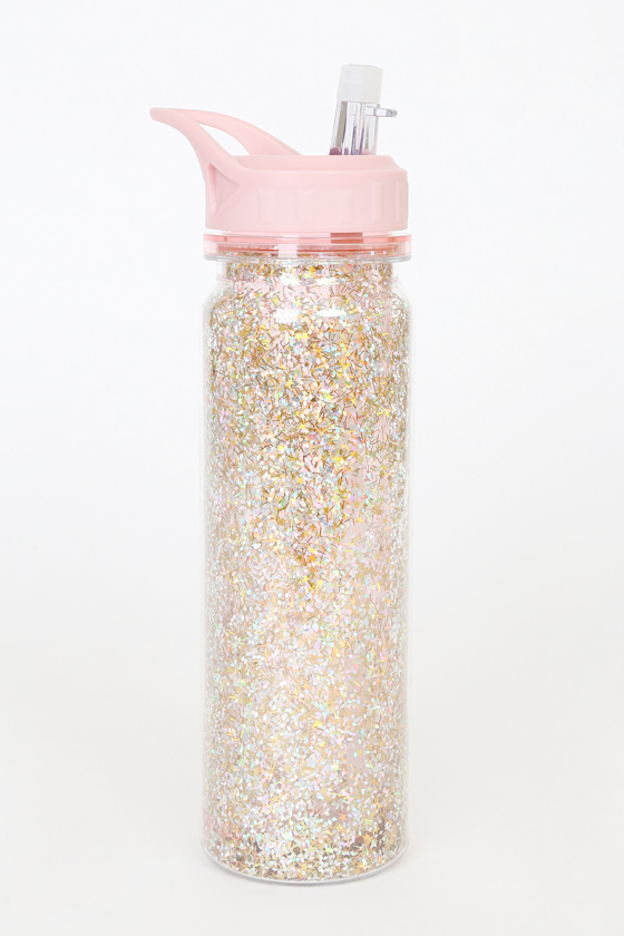 ban.do Glitter Bomb Water Bottle Straw Water Bottle Lulus