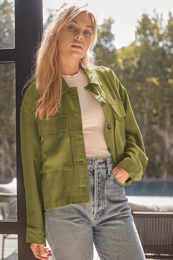 Out for Adventure Olive Green Lightweight Jacket 7