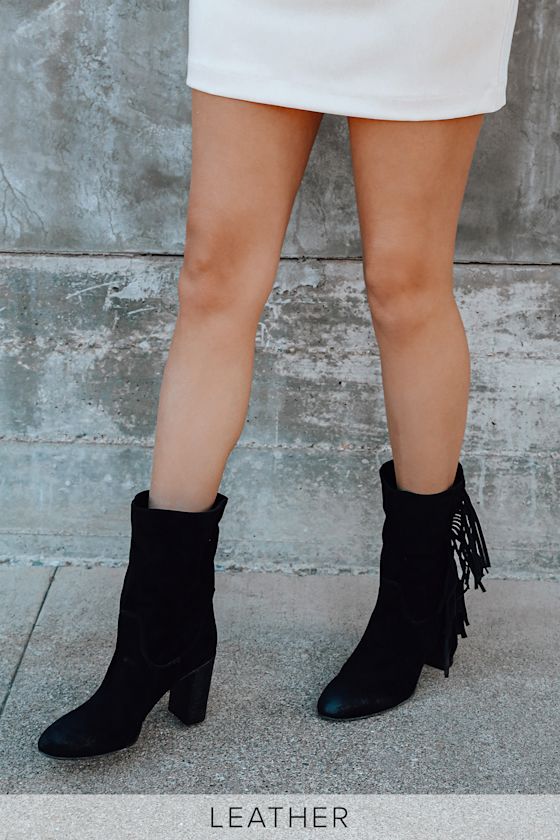 black slouch boots mid calf