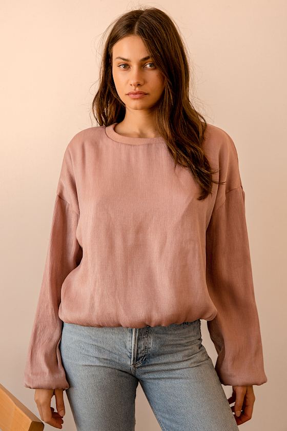 blush sweatshirt