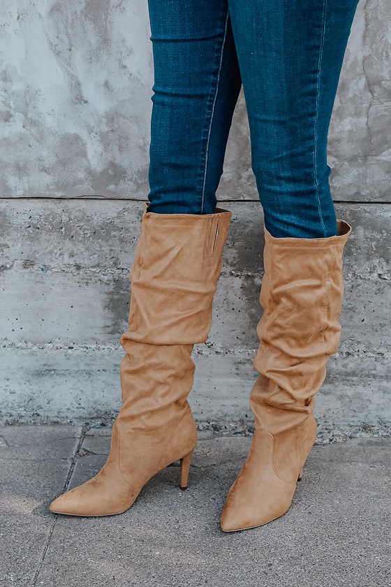camel pointed toe boots