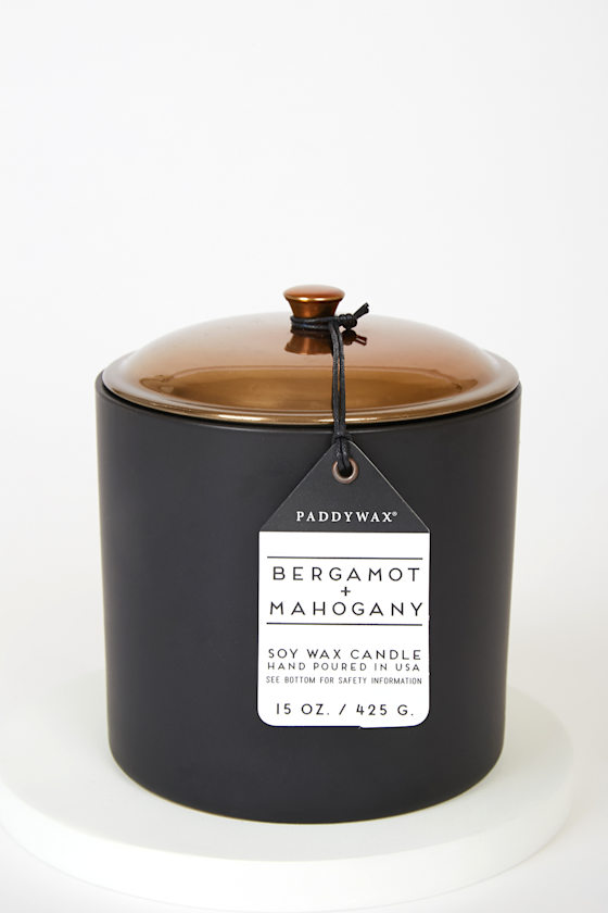 Paddywax Hygge Bergamot + Mahogany Scented Candle Soy Candle Lulus