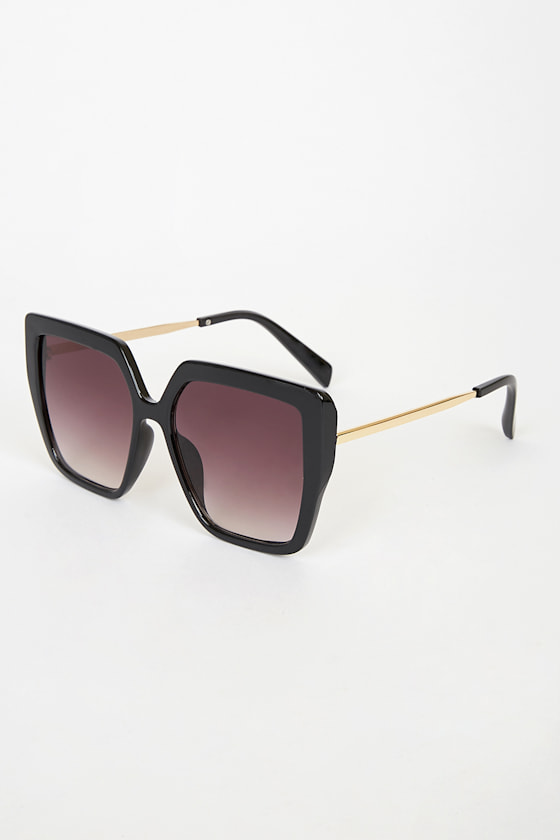Shady Ways Black Oversized Sunglasses 1