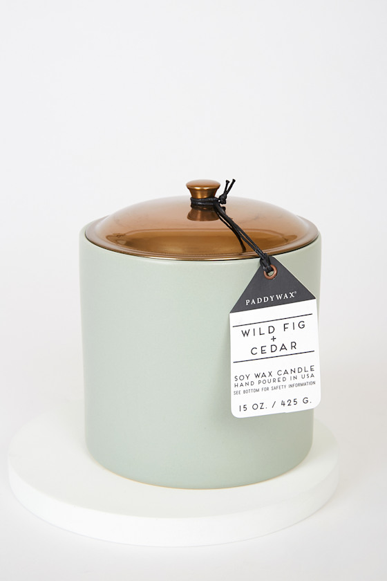 Hygge Wild Fig + Cedar 3-Wick Scented Candle 2