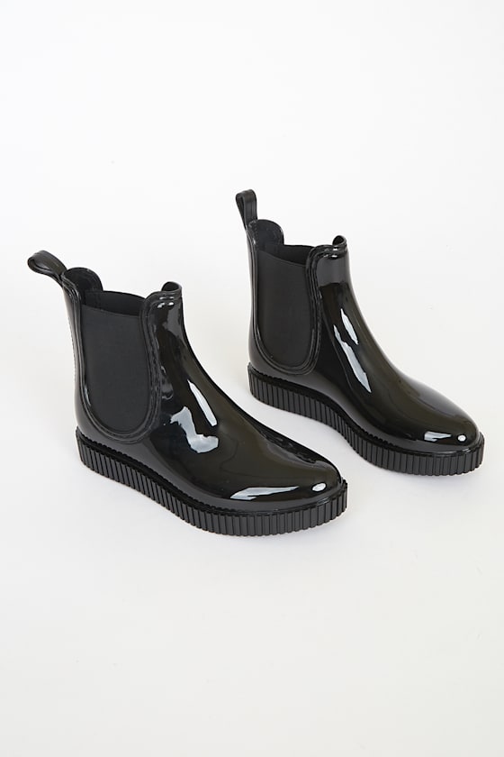 jelly ankle boots
