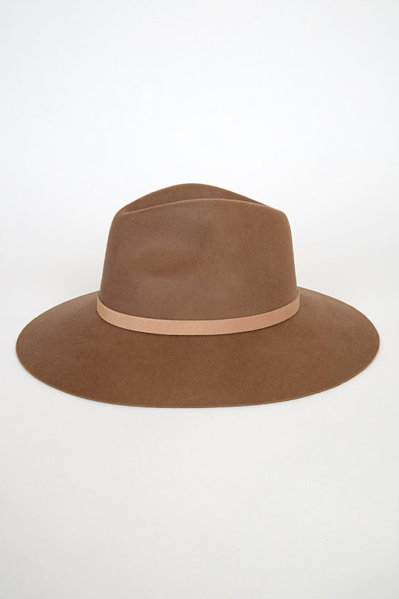 The Grove Brown Wool Fedora Hat 1