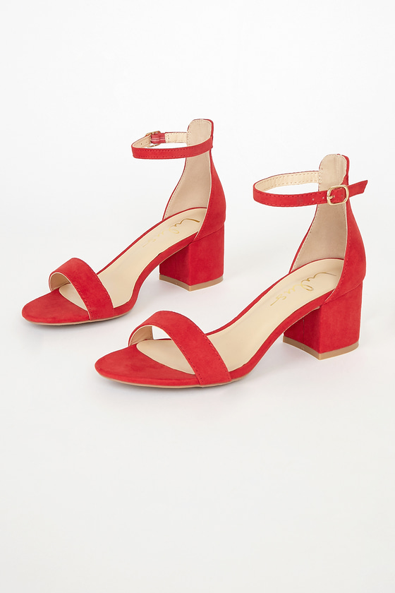 Solly Footwear, Allen Solly Red Heels for Women at Allensolly.com