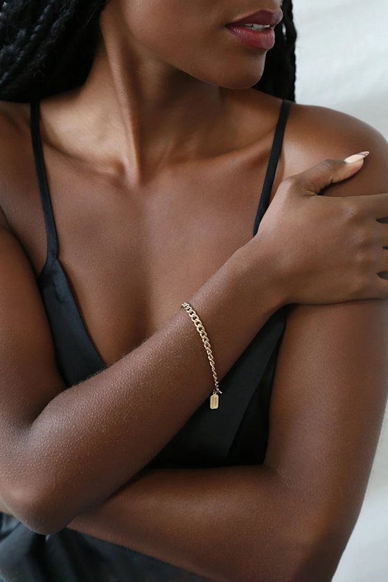 Callie 18KT Gold Chain Bracelet 4