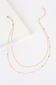 Keep it Dainty 14KT Gold Choker Necklace 4