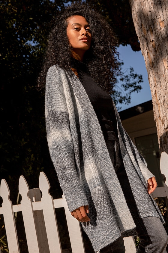 ombre cardigan sweater