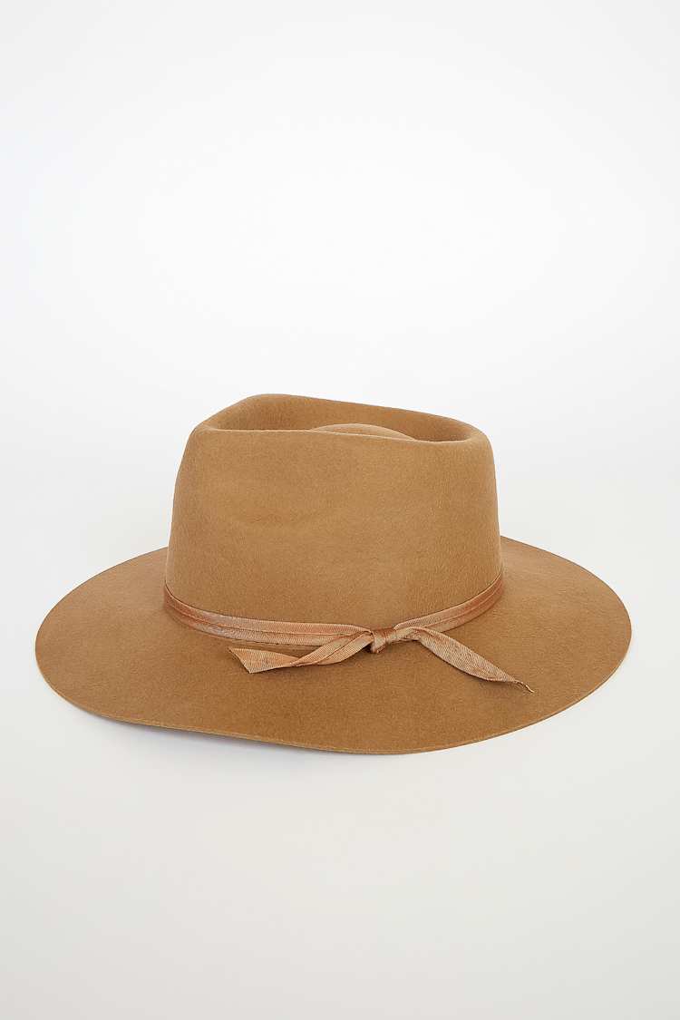 Lack of Color Teak Zulu - Brown Hat - Wool Hat - Fedora Hat 