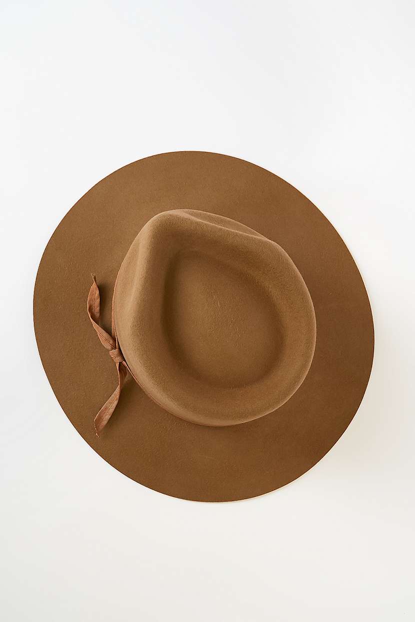 NEW Lack of Color Teak Zulu Fedora Lack of Color Teak Zulu - Brown Hat - Wool Hat - Fedora Hat  main image 2
