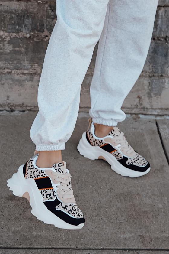 Mabelle Leopard Multi Chunky Sneakers 5