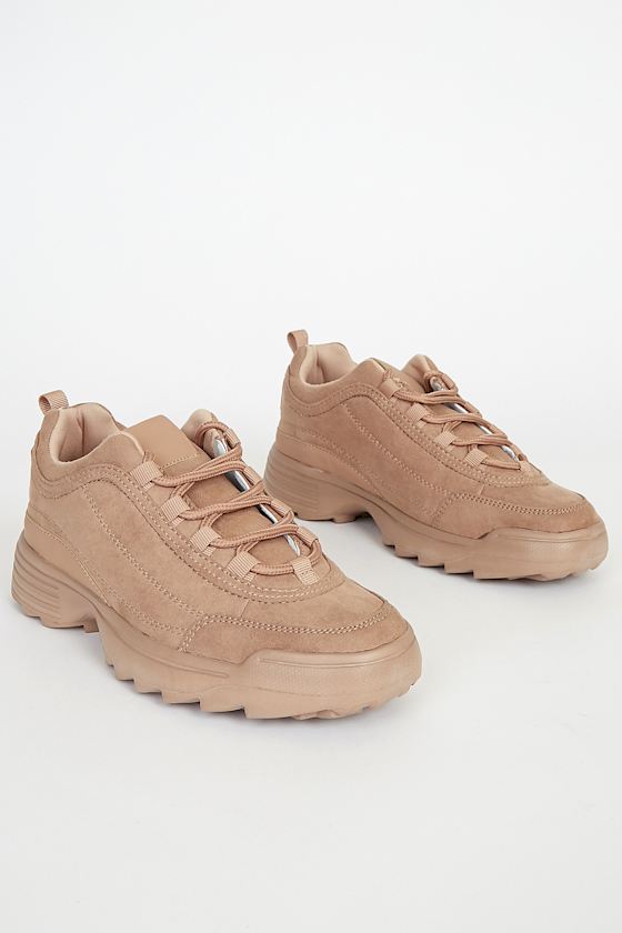taupe sneakers