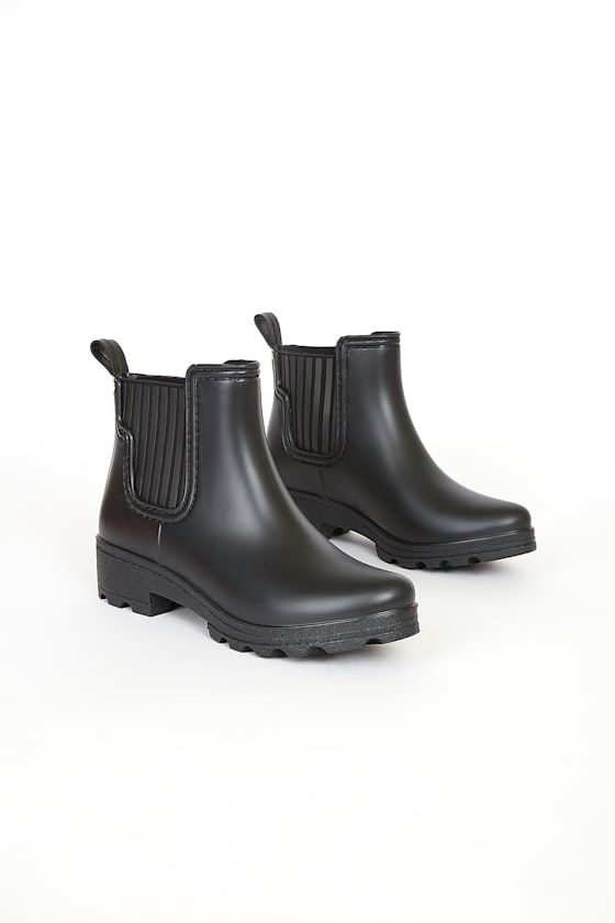 Cooper Black Rain Boots 2