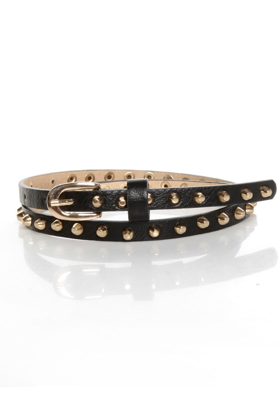 thin studded belt