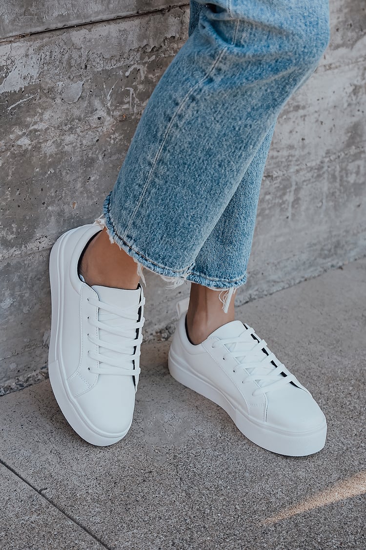 How to Style Platform Sneakers
