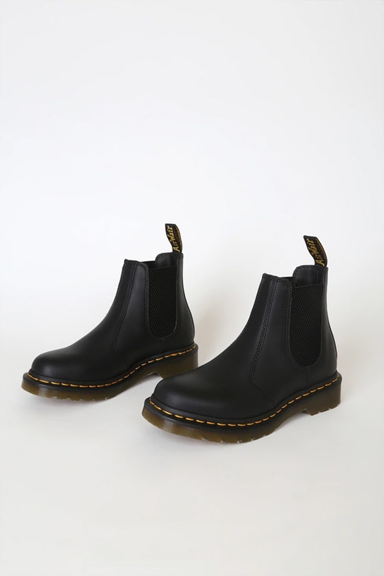 Dr. Martens 2976 Black Nappa - Chelsea Boots - Boots for Women Lulus