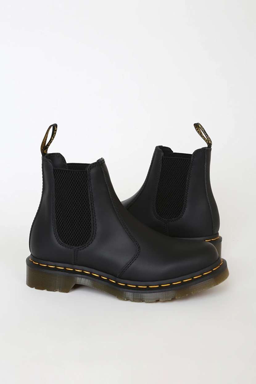 Dr. Martens 2976 Black Nappa - Chelsea Boots - Boots for  display picture 1