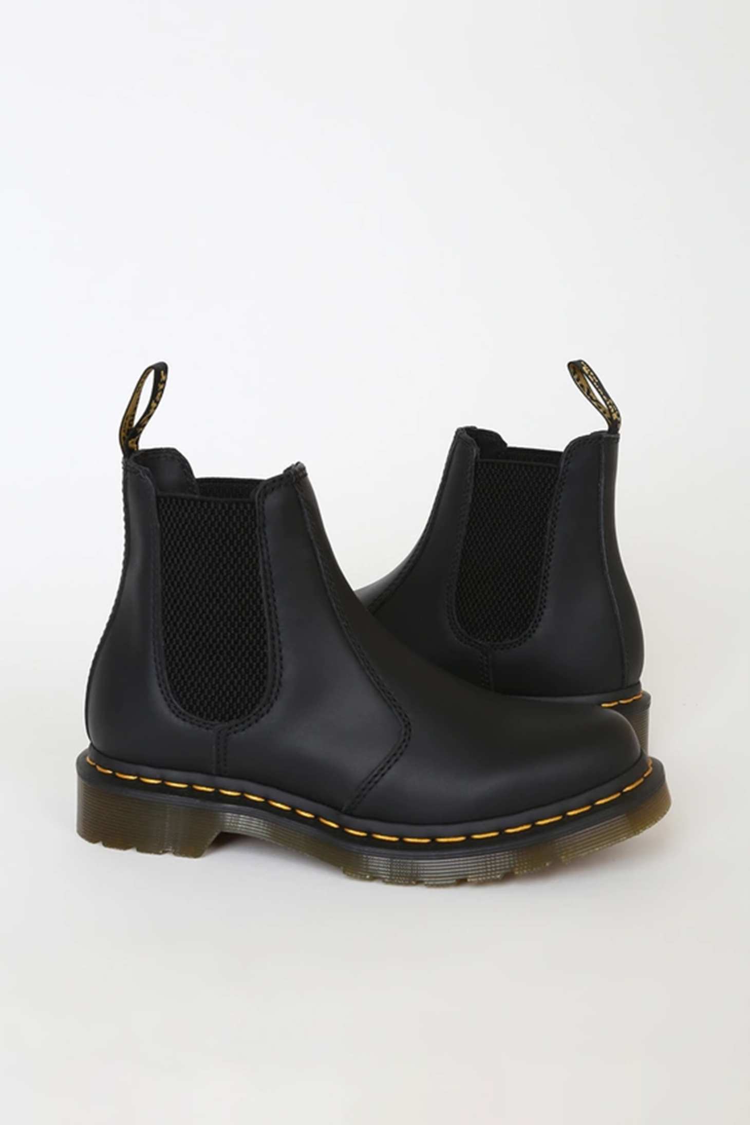 2976 Black Nappa Leather Chelsea Boots