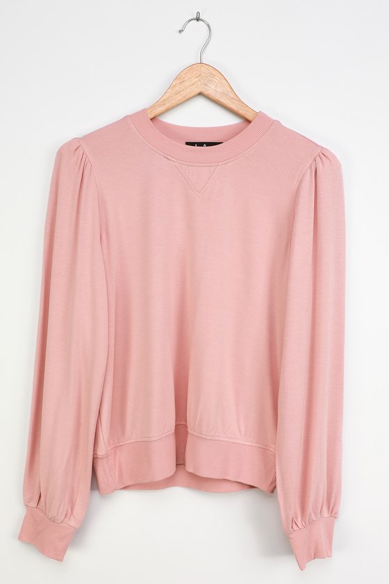 blush sweatshirt