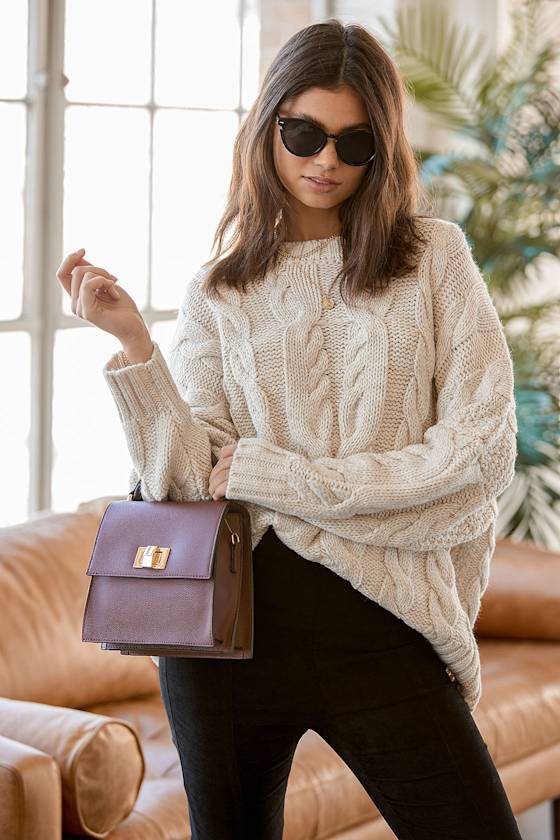 With Sophistication Burgundy Crossbody Bag 10