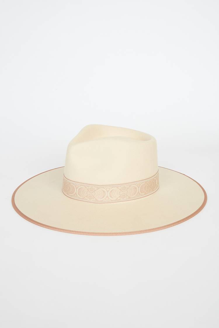 Lack of Color Ivory Rancher Special - Fedora Hat - Ribbon  display picture 1